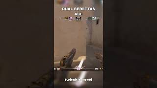 Dual Berettas Ace On Pistol Round