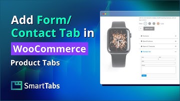 Smart Tabs Pro - How to Create and Display a Contact Form Tab