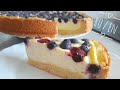 😍Творожный пирог с ягодами / Cottage cheese cake with berries