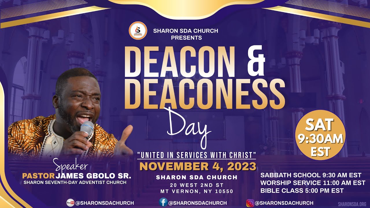 Deacon deaconess day november 4 2023 with speaker pastor james