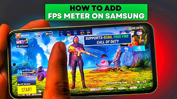Hoe voeg ik een FPS-meter toe op Samsung in BGMI, Free Fire, Call of Duty Mobile - S23 Fe etc.