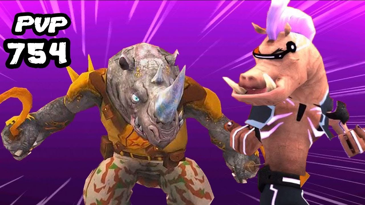 TMNT Legends PVP 754 Bebop, Rocksteady, Rarzar, Tiger Claw, FishFace ios game controller