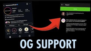 Basic Of Instagram Banning How To Increase Og Support