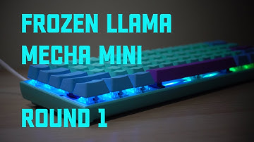 Ducky Mecha Mini - Frozen Llama Mecha Unboxing w/ ASMR Sound Test! (Cherry MX Silver) #asmr #typing