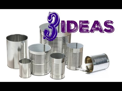 3 IDEAS Para Reciclar y Decorar con Latas/Best Out Waste
