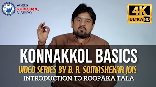 KONNAKKOL BASICS | EP 59 | Intro to Roopaka Tala | B R Somashekar Jois | Video Series | 4K ULTRA HD