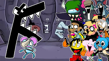 FNF - Friend But All Pibby Characters Sings It 🎤 (Every Turn a Different Character Sings)