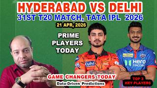 SRH vs DC Today Match Analysis | SRH vs DC Dream11 Prediction 🔥| IPL 2026 |Captain & V- Captain Tips screenshot 3