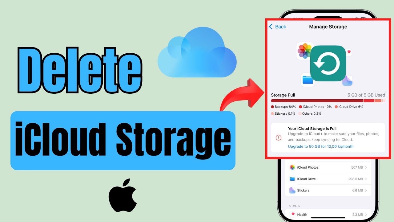 How to Delete iCloud Storage on iPhone | Free Up iCloud Space Fast ...