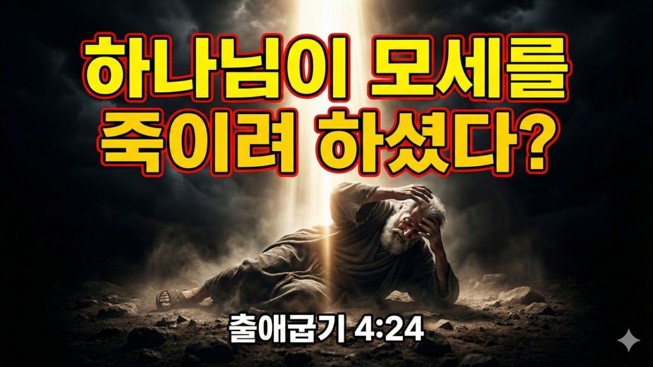 하나님이 모세를 죽이려 하셨다 — 아무도 설명하지 않는 출애굽기 4장의 비밀 #출애굽기4장 #십보라 #할례의비밀 #출애굽기4장24절 #성경미스터리 #하탄다밈 #은혜와감