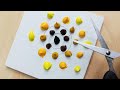 #PAINTING 204 / Acrylic Painting / Sunflower / Scissors Painting Technique