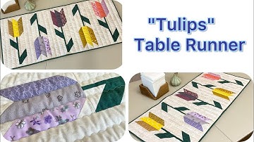 Tulips Take Center Stage in THIS Easy Quilt Block Tutorial