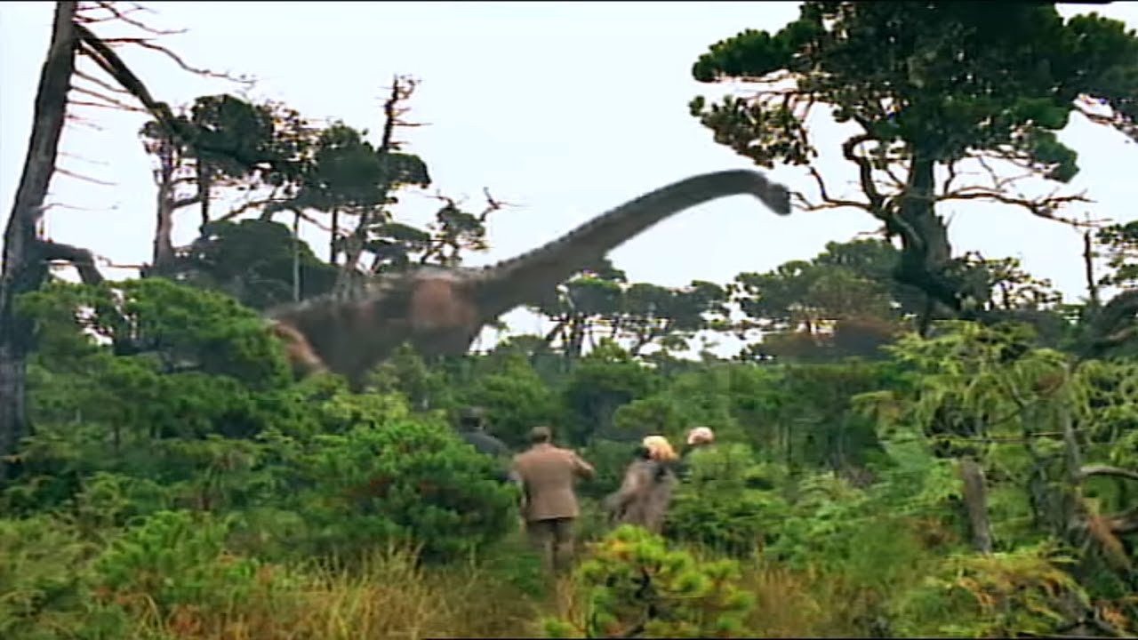 The Lost World Dinosaur Scenes Youtube 