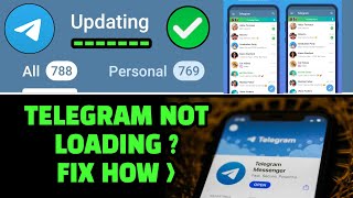 Telegram NOT LOADING ? FIX NOW! ✅ Telegram Updating Problem! Telegram Connecting Problem!