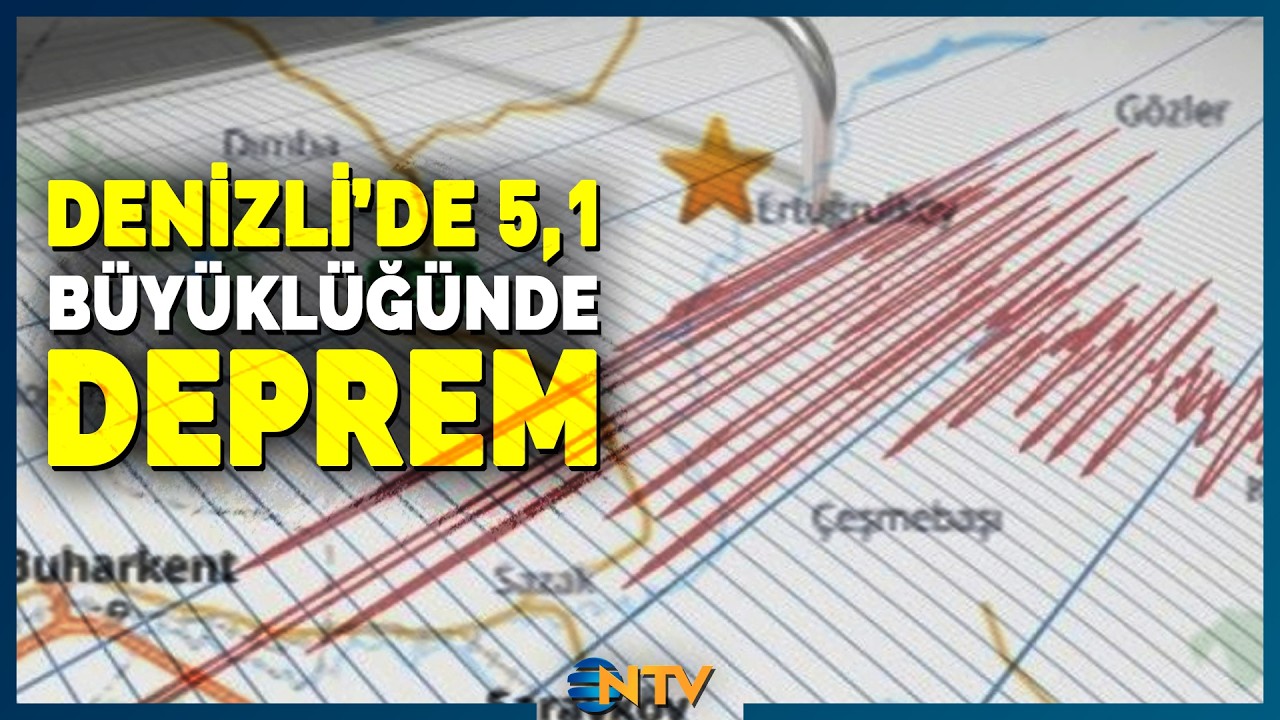 Denizli'de 5,1 Büyüklüğünde Deprem | NTV
