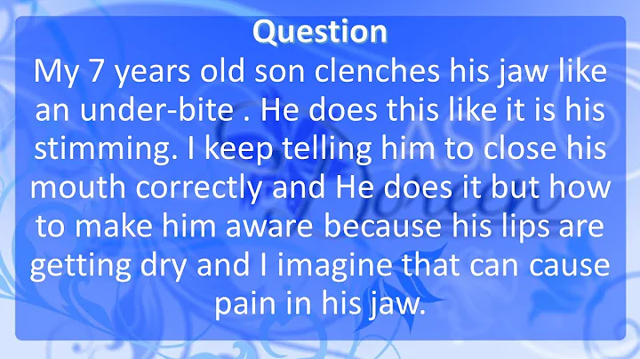 How can I help My Child become more Aware of his Stimming?