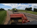 Raking hay with the Farmall M and some small square baling