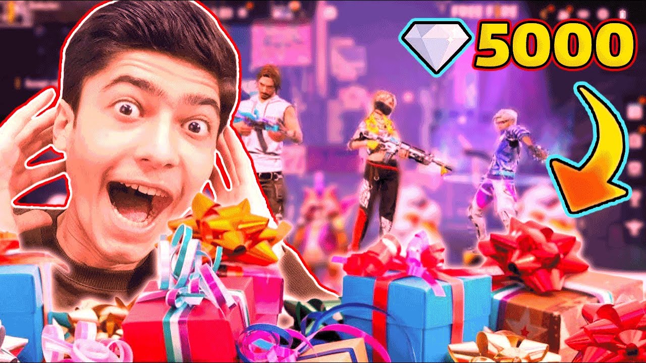 هرچی میخوای بگو برات گیفت کنم😍خفن ترین چالش جهانی فری فایر🔥