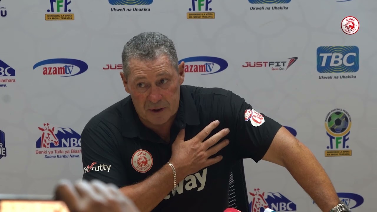 KOCHA STEVE BARKER BAADA YA MCHEZO DHIDI YA YANGA AVUTIWA NA KIWANGO CHA WACHEZAJI