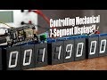 Controlling Mechanical 7-Segment Displays?! How RS-485 and UART works! || EB#43
