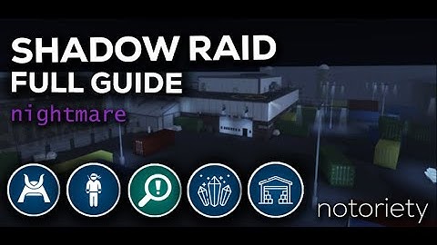 Notoriety | Shadow Raid FULL GUIDE (Guide + All Badges, Tips)