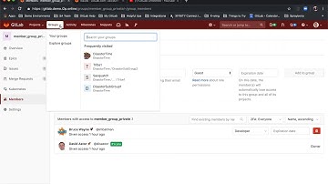 GitLab Group Membership