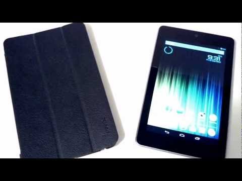 Poetic slimline portfolio case Nexus 7 tablet review w/ sleep/wake function