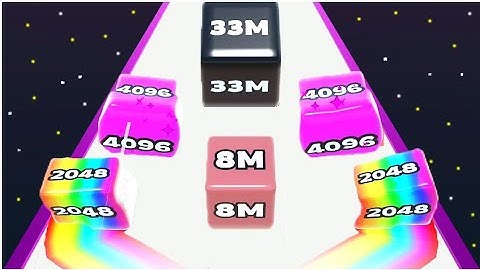 Jelly Run 2048 vs Hole Merge Run - ASMR Gameplay (Freepya, Max Level) New Update