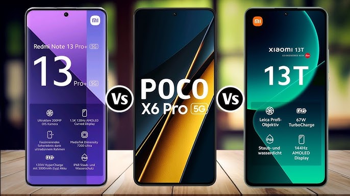 Poco F6 Pro vs Xiaomi 13T