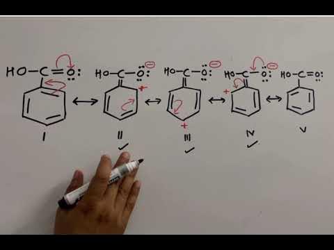 Resonance in Benzoic acid || why Benzoic acid meta directing ? - YouTube