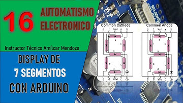 16 DISPLAY DE 7 SEGMENTOS CON ARDUINO EN TINKERCAD