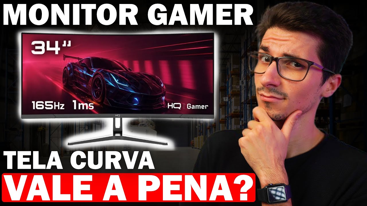 COMPREI O MONITOR GIGANTE 34" MAIS BARATO DO MERCADO LIVRE! MONITOR HQ GAMER 34" ULTRAWIDE 165Hz