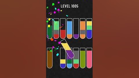 water sort puzzle - level 1005