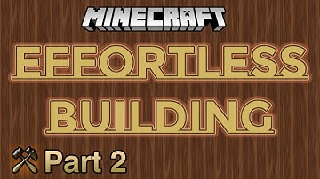 Effortless Building Mod Pt 2 - Working with Angles