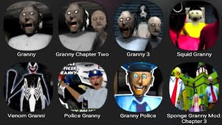 Granny,Granny Chapter Two,Granny 3,Squid Granny,Venom Granny,Police Granny,GrannyPolice,SpongeGranny