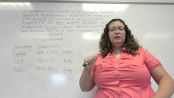 Linear programming word problems