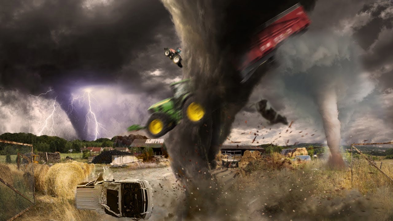 Crazy Tornado Compilation Dramatic footage of a Tornado - YouTube