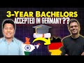 Studying in germany with 3 year bsc degree  nepalese student from india