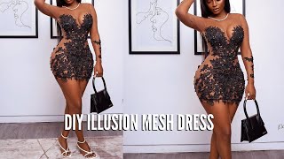 mesh dress
