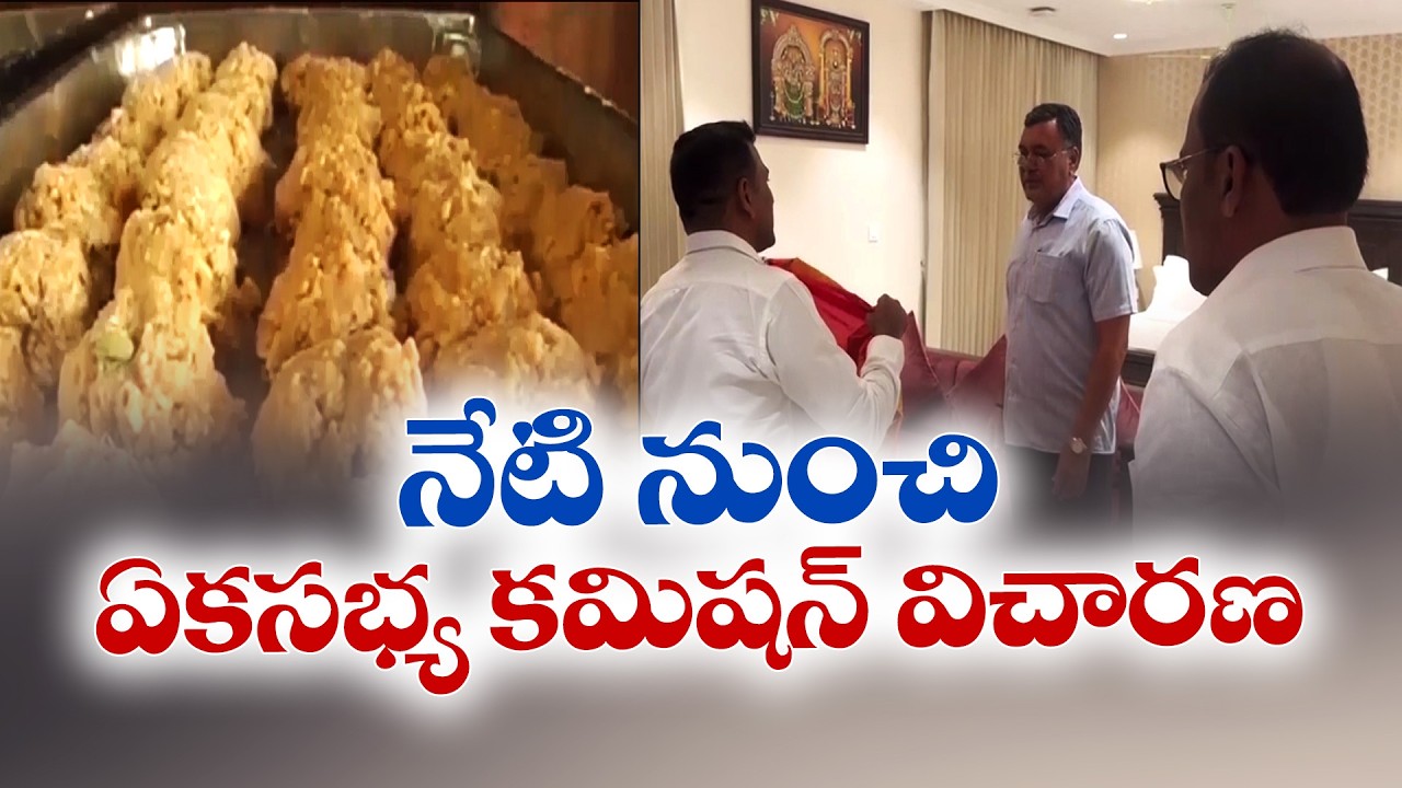 One-Member Commission Begins Probe into Tirumala Laddu Ghee Controversy
