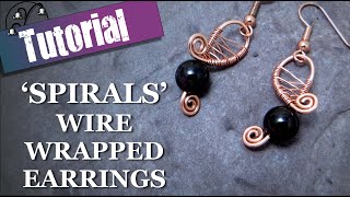 Quick Wire Wrapped Earrings