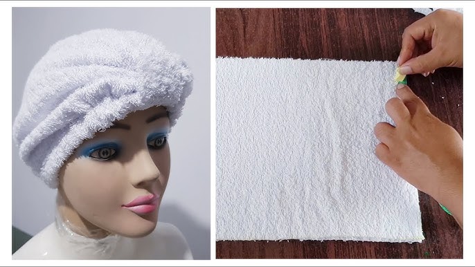 Colocación de la toalla de microfibra suave para el pelo NABAIJI 