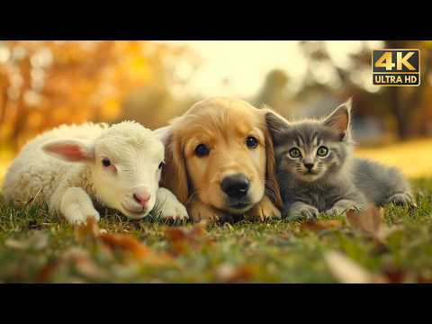 Cute Baby Animals in 4K UHD 🐾 | Sweet Nature Scenes, Adorable Babies & Calm Vibes 🌿