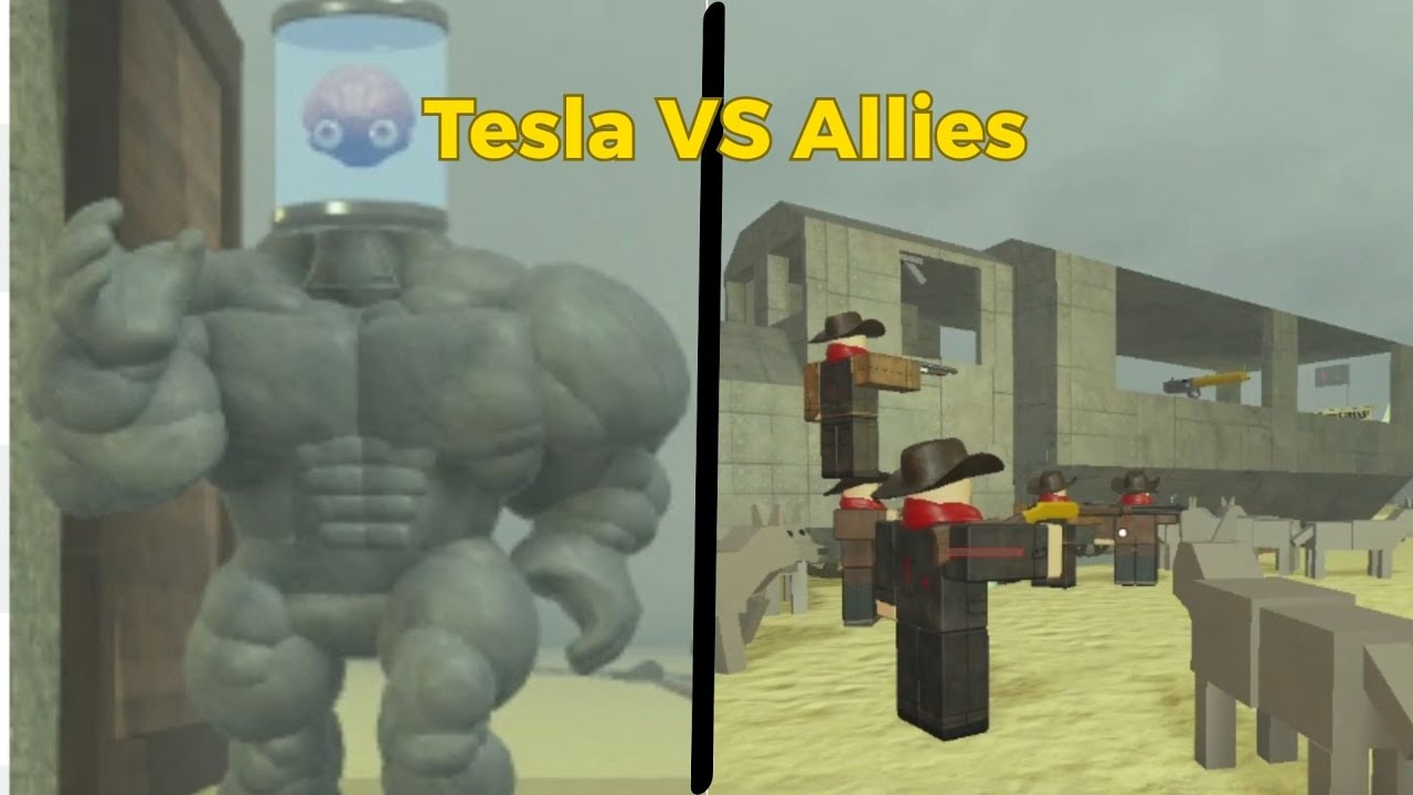 Robot Tesla Dead Rails TESLA VS ALLIED ENEMIES I DEAD RAILS | ROBLOX DEAD RAILS - YouTube