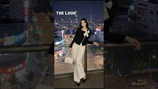 Black, white, and a bow to tie it all together. 🎀 Perfecting the art of the evening look. 🌃 #OOTD