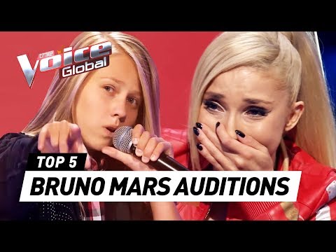 BEST BRUNO MARS Blind Auditions in The Voice Kids