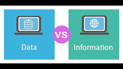 Difference between data and information