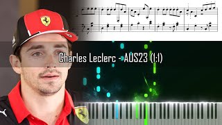 Charles Leclerc - AUS23 (1:1) - Piano Tutorial - Free download sheet music and MIDI