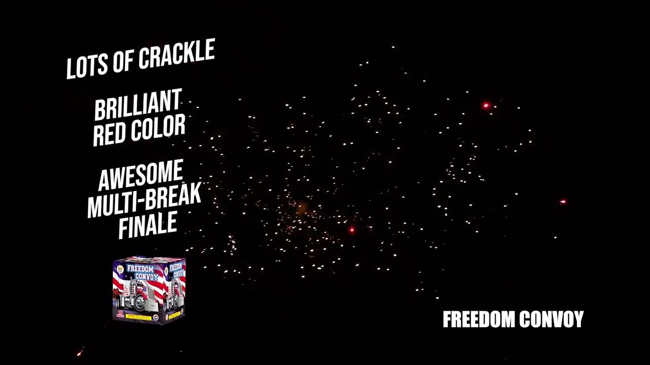 Freedom Convoy 200g Show Starter Firework World Class brand YouTube