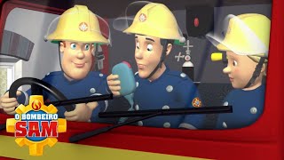 Sapadores-bombeiros em um caminhão! ⭐️ O Bombeiro Sam | Resgate de bombeiro | Desenhos animados